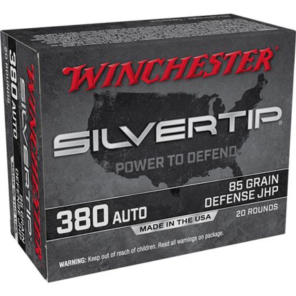 Winchester Silvertip .380 ACP, 85gr, Silvertip Jacket Hollow Point, 20rd Box Winchester Ammo - Ammo | Rare Breed Triggers FRT - 15
