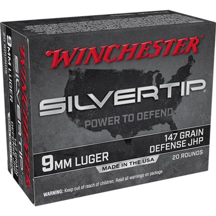 Winchester 9mm 147gr, Silvertip Hollow Point, 20rd Box Winchester Ammo - Ammunition - Rare Breed Triggers FRT - 15