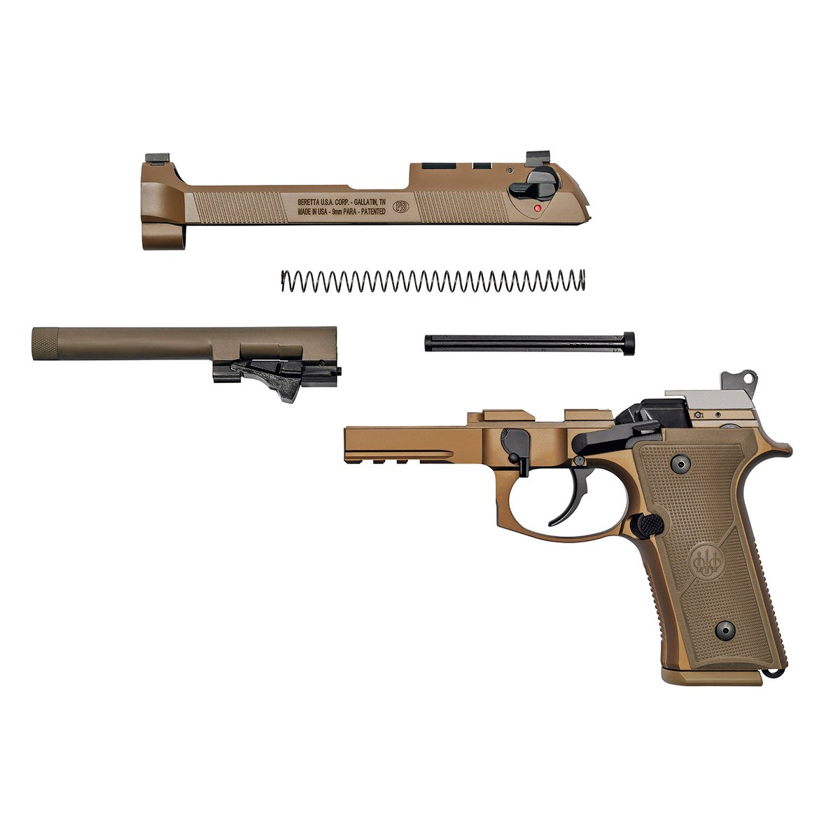 Beretta M9A4 Centurion 9mm Luger 4.8in Flat Dark Earth Cerakote Pistol - 10+1 Rounds - Image 3