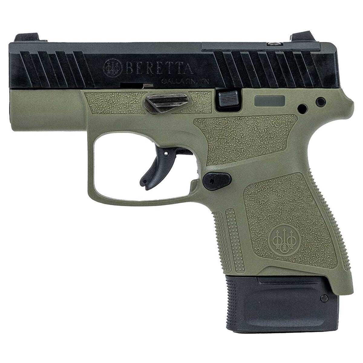 Beretta APX A1 Carry 9mm Luger 3in Matte Black/OD Green Pistol - 8+1 Rounds - Image 2