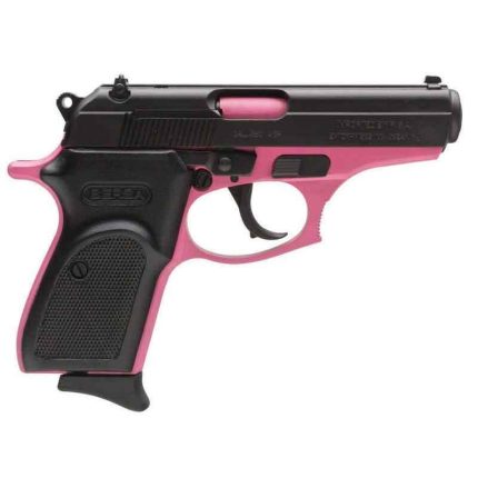 Bersa Thunder 380 Auto (ACP) 3.5in Black/Pink Pistol - 8+1 Rounds - Handguns | Rare Breed Triggers FRT - 15