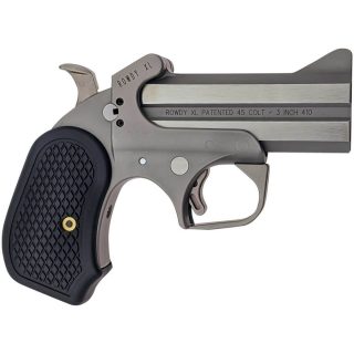 Bond Arms Rowdy XL 45 (Long) Colt/410 Gauge 3.5in Rough Stainless Steel Pistol - 2 Rounds