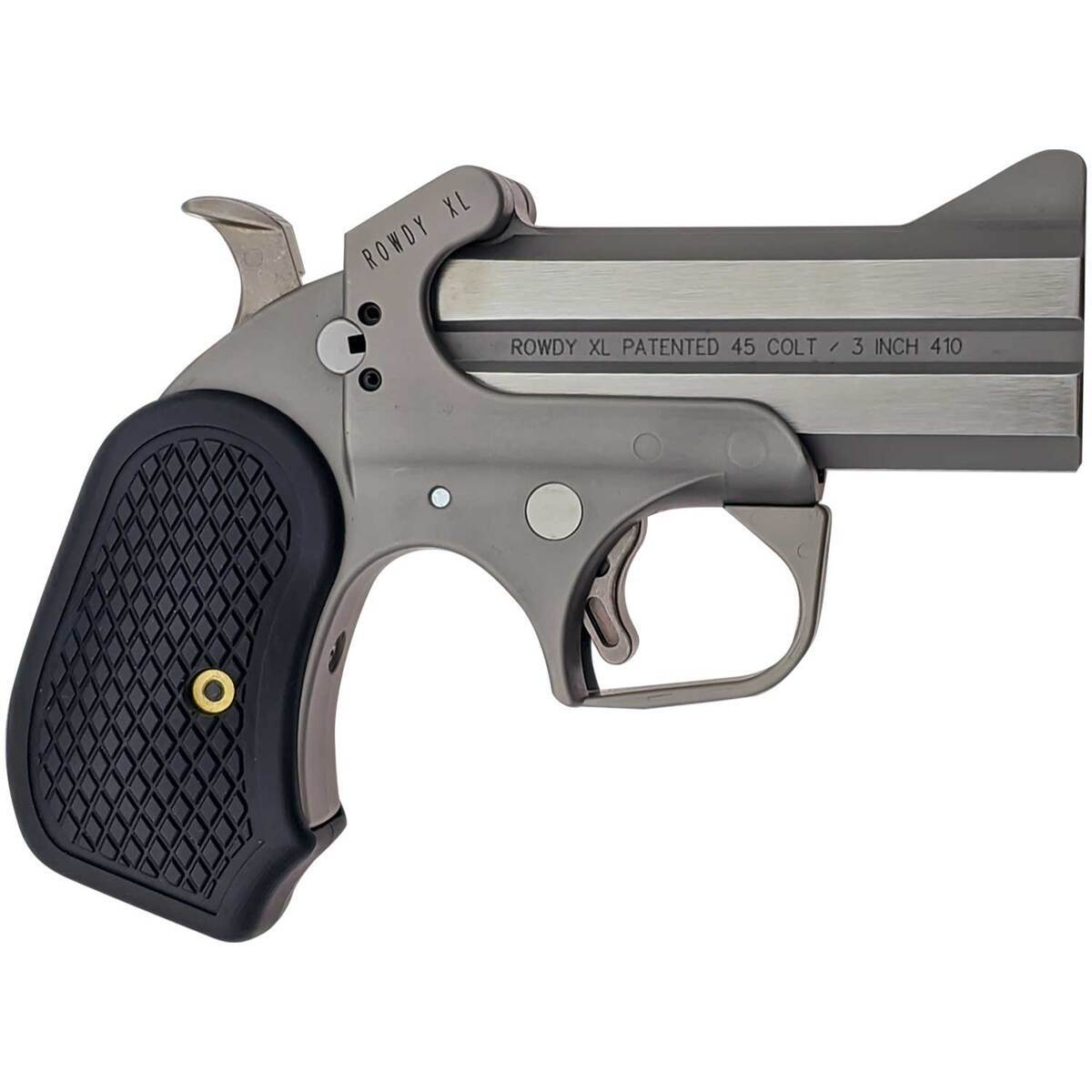 Bond Arms Rowdy XL 45 (Long) Colt/410 Gauge 3.5in Rough Stainless Steel Pistol - 2 Rounds
