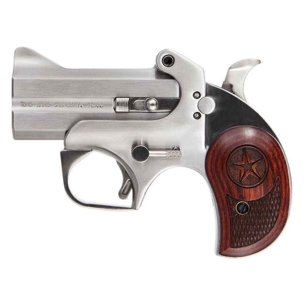 Bond Arms Texas Defender 45 (Long) Colt 3in Stainless Steel Pistol - 2 Rounds - Image 2