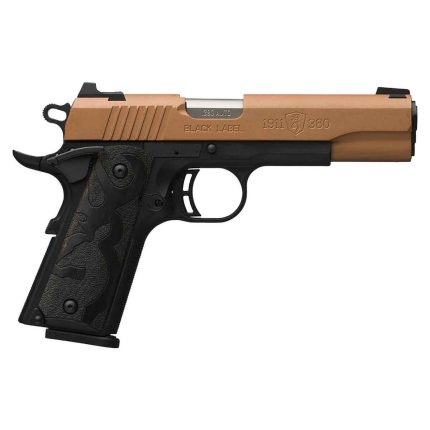 Browning 1911 Black Label 380 Auto (ACP) 4.25in Copper Cerakote Pistol - 8+1 Rounds - Handguns | Rare Breed Triggers FRT - 15
