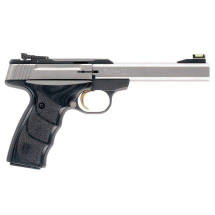 Browning Buck Mark Plus UDX 22 Long Rifle 5.5in Black/Stainless Pistol - 10+1 Rounds - Rifles - Rare Breed Triggers FRT - 15