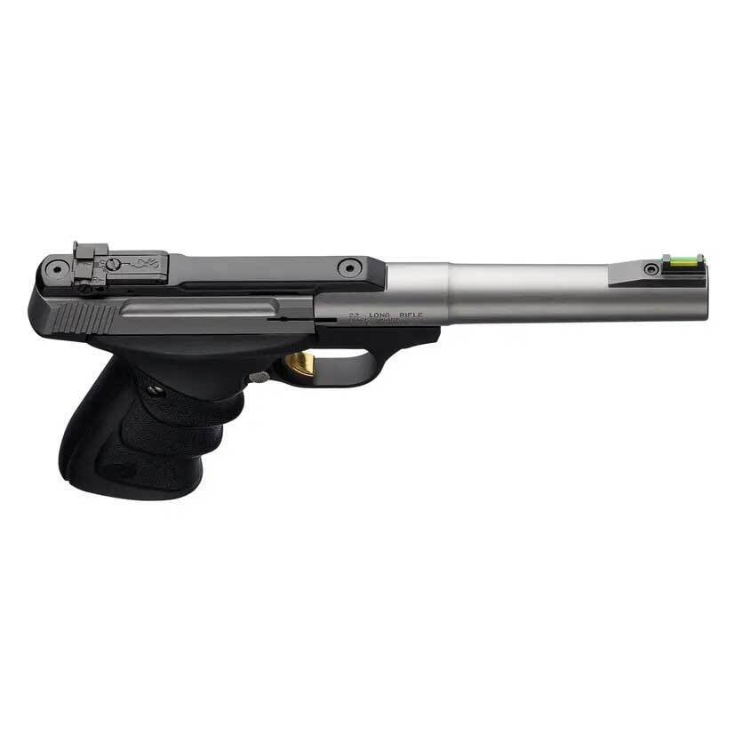 Browning Buck Mark Standard URX 22 Long Rifle 5.5in Stainless Pistol - 10+1 Rounds - California Compliant - Image 3
