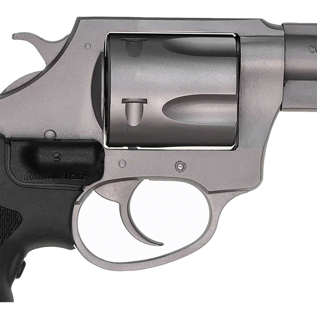 Charter Arms Mag Pug SS 357 Magnum 2.2in Black Synthetic Crimson Trace Lasergrip Revolver - 5 Rounds - Image 3