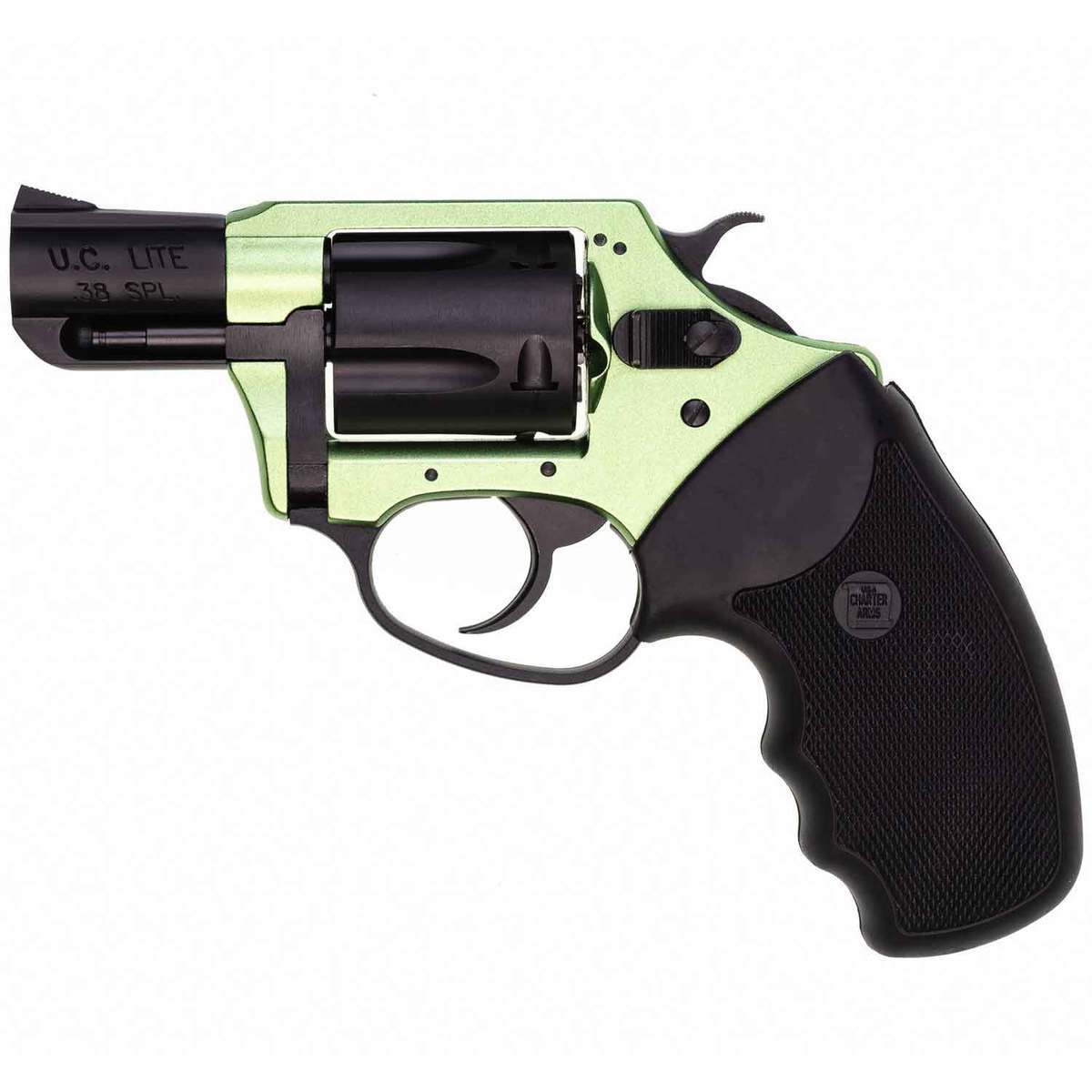 Charter Arms Shamrock 38 Special 2in Black/Green Revolver - 5 Rounds - Image 2