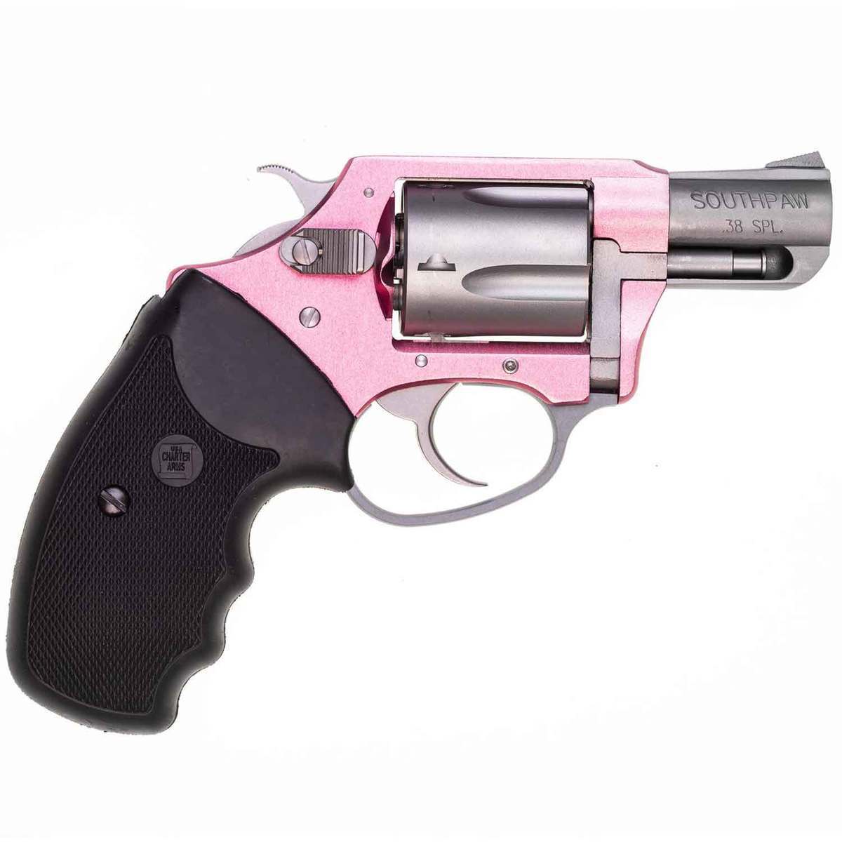 Charter Arms Southpaw 38 Special 2in Stainless/Pink Revolver - 5 Rounds - Image 2