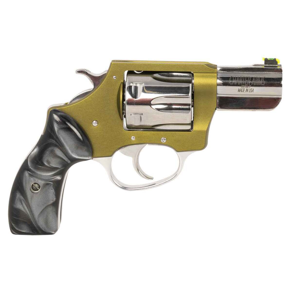 Charter Arms Undercover II 38 Special 2.2in High Polished Stainless OD Green Anodized Revolver - 6 Rounds