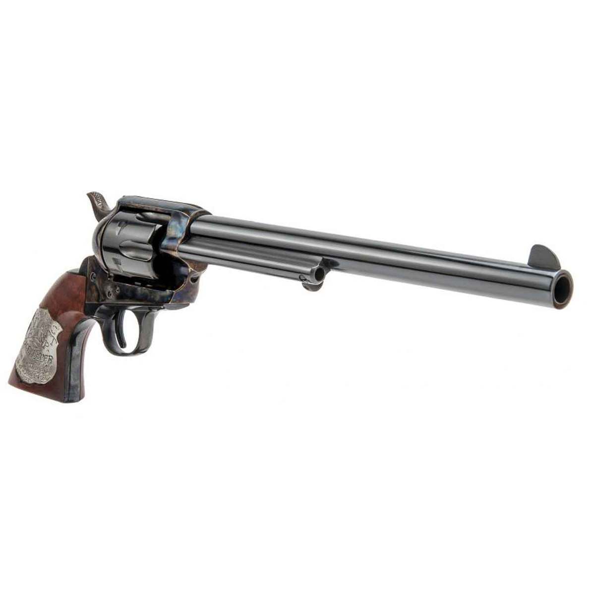 Cimarron Wyatt Earp Frontier Buntline 45 (Long) Colt 10in Blued Revolver - 6 Rounds - California Compliant - Image 2