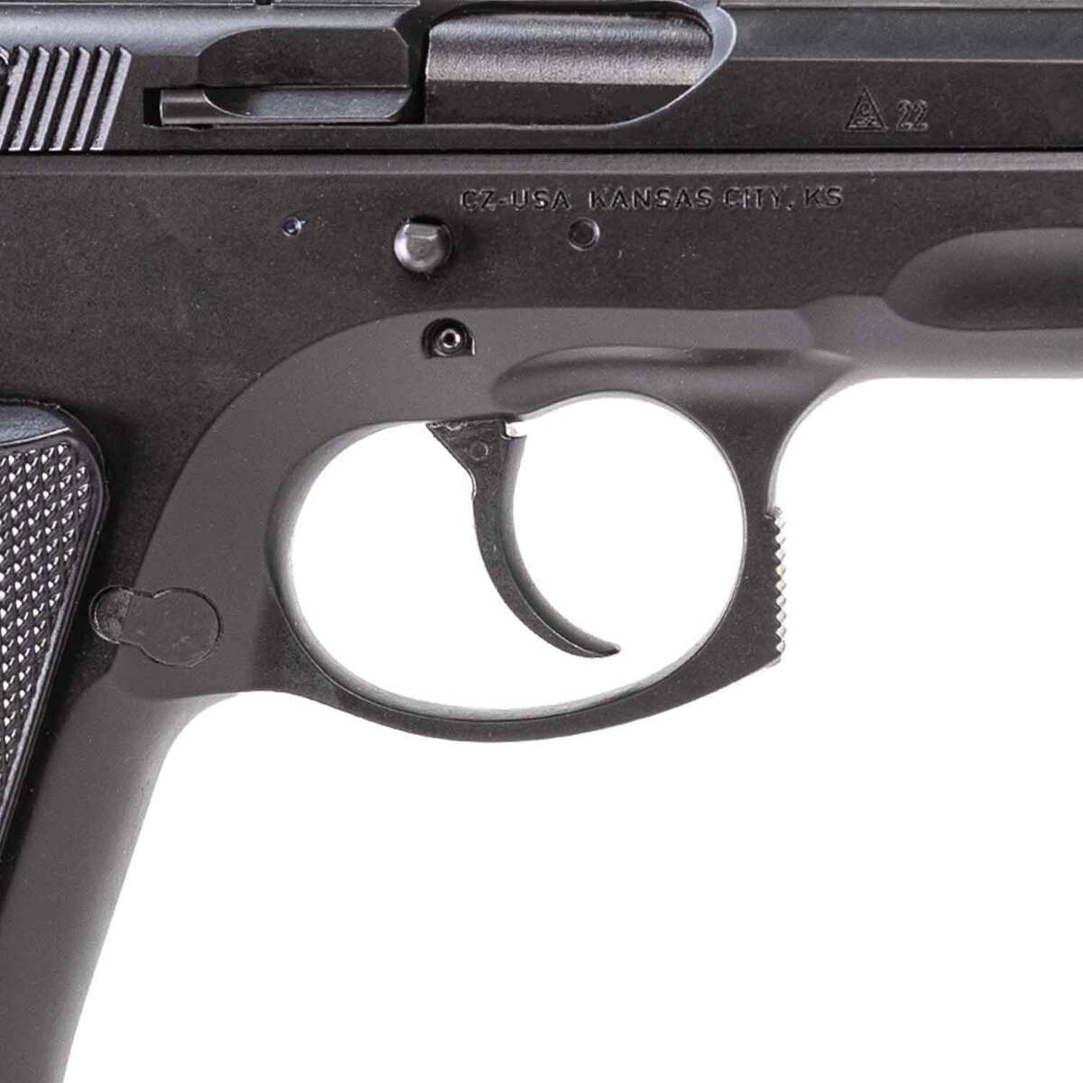CZ USA CZ 75 Compact 9mm Luger 3.75in Black Polycoat Pistol - 15+1 Rounds - Image 3