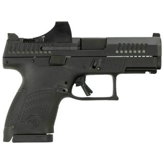 CZ USA P-10 S with Holosun SCS Green Dot Sight 9mm Luger 3.5in Black Nitride Pistol - 12+1 Rounds