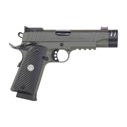 EAA Girsan MC1911-C 10mm Auto 4.4in OD Green Pistol - 8+1 Rounds - Handguns | Rare Breed Triggers FRT - 15