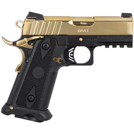 EAA Girsan Witness2311 Brat 9mm Luger 3.4in Black & Gold Titanium Nitride Pistol - 17+1 - Handguns | Rare Breed Triggers FRT - 15