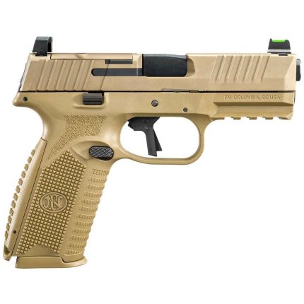 FN 509 MRD 9mm Luger 4in Flat Dark Earth Pistol - 17+1 Rounds - Handguns | Rare Breed Triggers FRT - 15