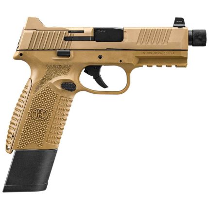 FN 510 Tactical 10mm Auto 4.7in Flat Dark Earth Pistol - 22+1 Rounds - Handguns | Rare Breed Triggers FRT - 15