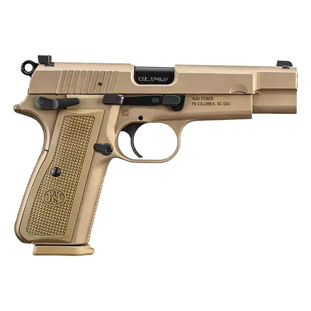 FN Herstal High Power 9mm Luger 4.7in PVD Pistol - 17+1 Rounds