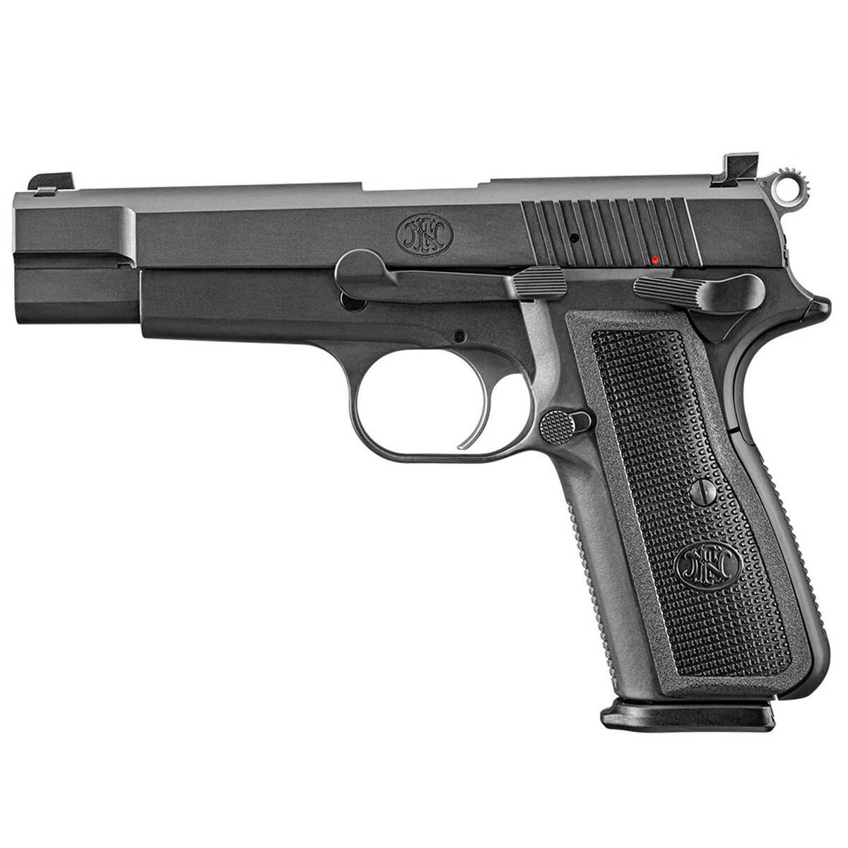 FN High Power 9mm 4.7in Black Pistol - 10+1 Rounds - Image 2
