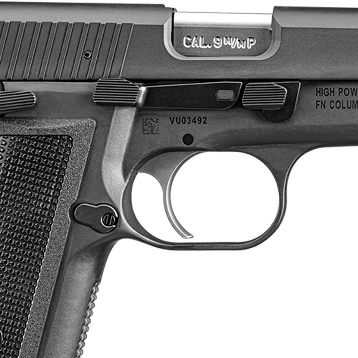 FN High Power 9mm 4.7in Black Pistol - 10+1 Rounds - Image 3