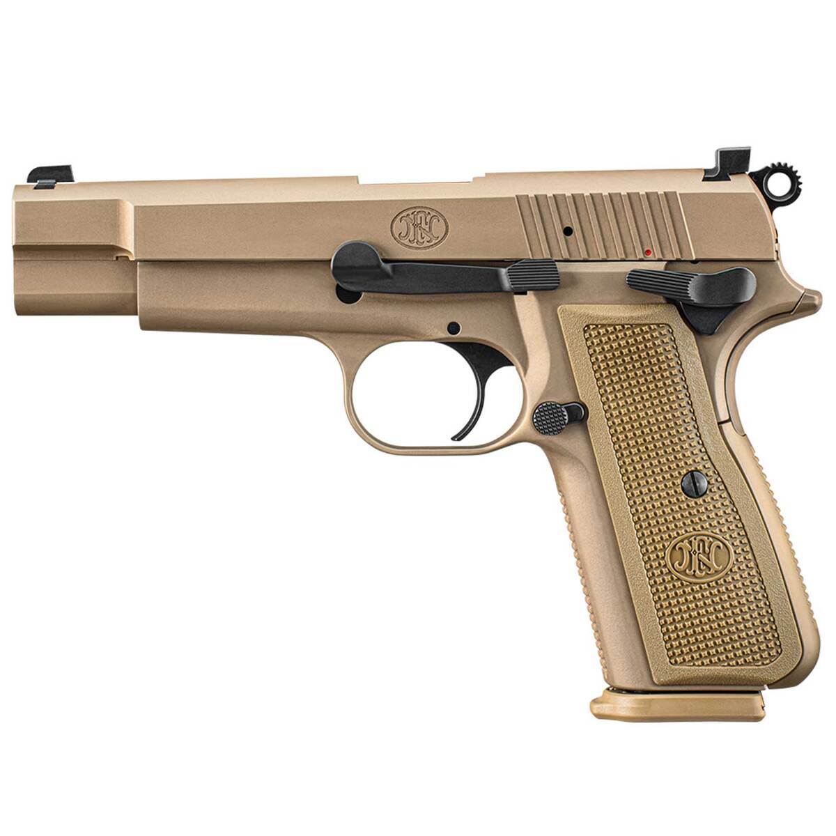 FN High Power 9mm 4.7in FDE Pistol - 10+1 Rounds - Image 2