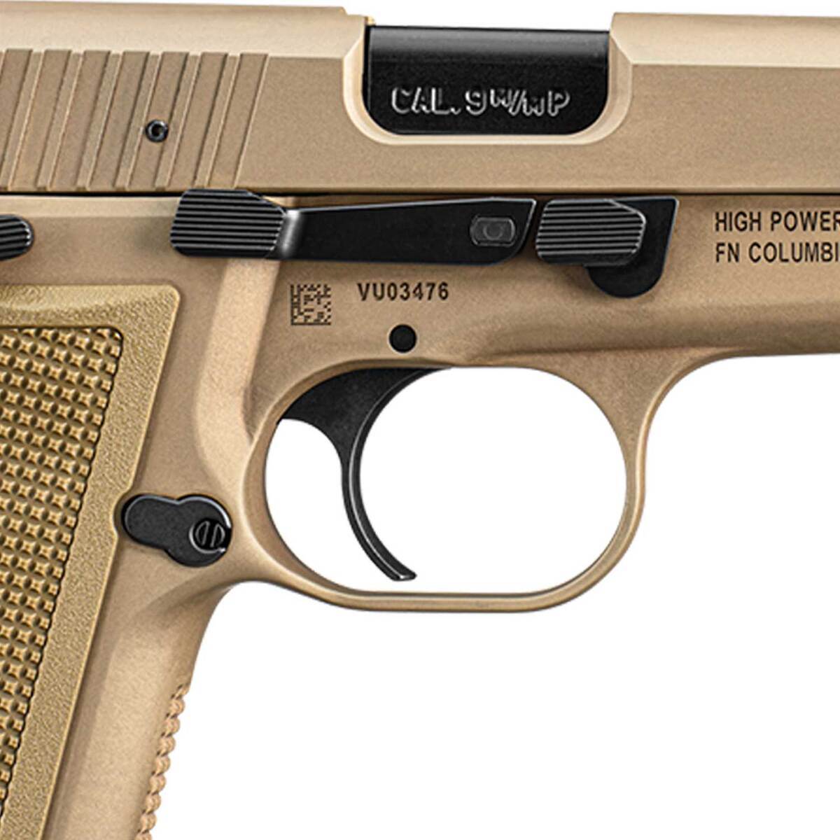 FN High Power 9mm 4.7in FDE Pistol - 10+1 Rounds - Image 3