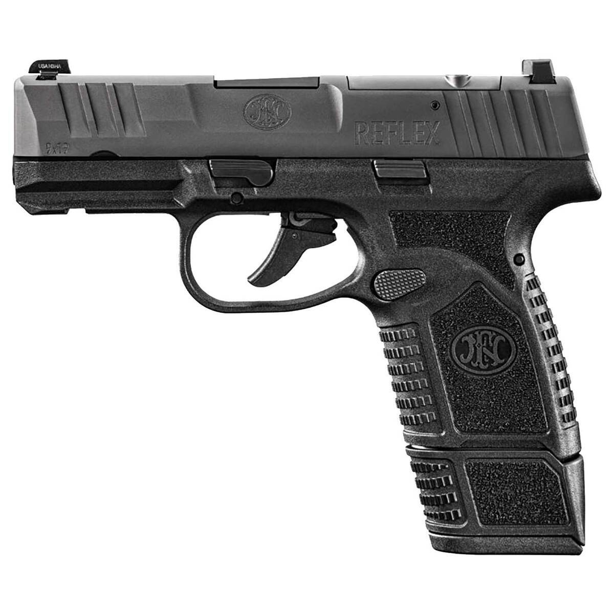 FN Reflex MRD 9mm Luger 3.3in Black Pistol - 15+1 Rounds - Image 2