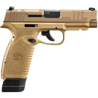 FN Reflex XL MRD 9mm Luger 3.8in Black/Flat Dark Earth PVD Pistol - 18+1 Rounds