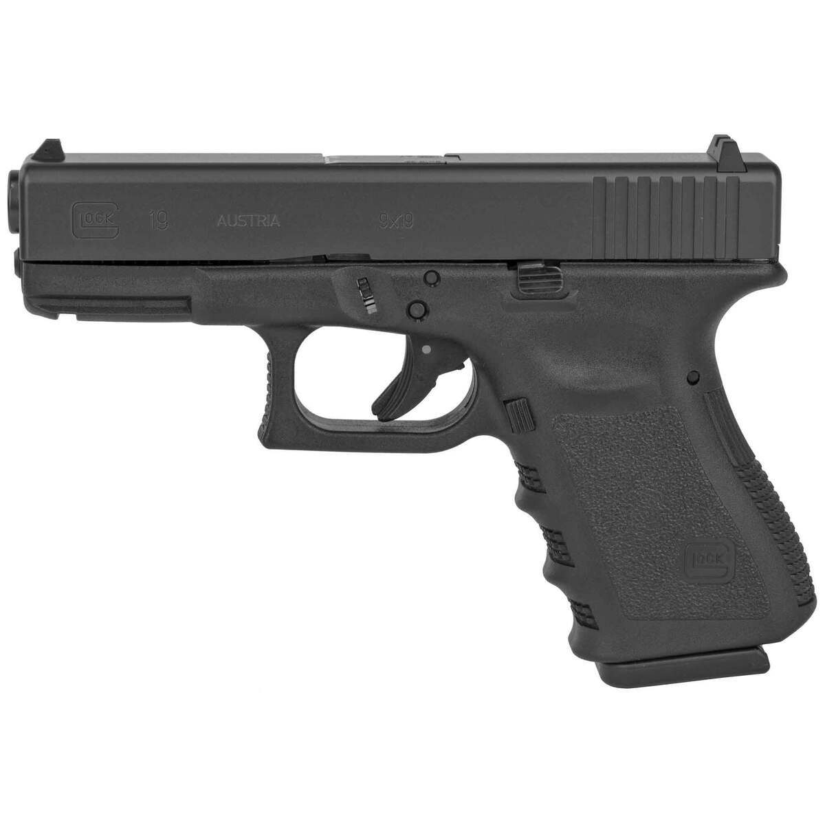 Glock 19 9mm Luger 4.02in Black Nitride Pistol - 15+1 Rounds - Image 2