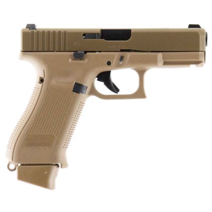 Glock 19X Gen5 9mm Luger 4.02in Coyote nPVD Pistol - 17+1 Rounds - Handguns | Rare Breed Triggers FRT - 15