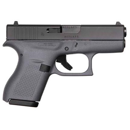 Glock 42 380 Auto (ACP) 3.25in Gray Pistol - 6+1 Rounds - Handguns | Rare Breed Triggers FRT - 15