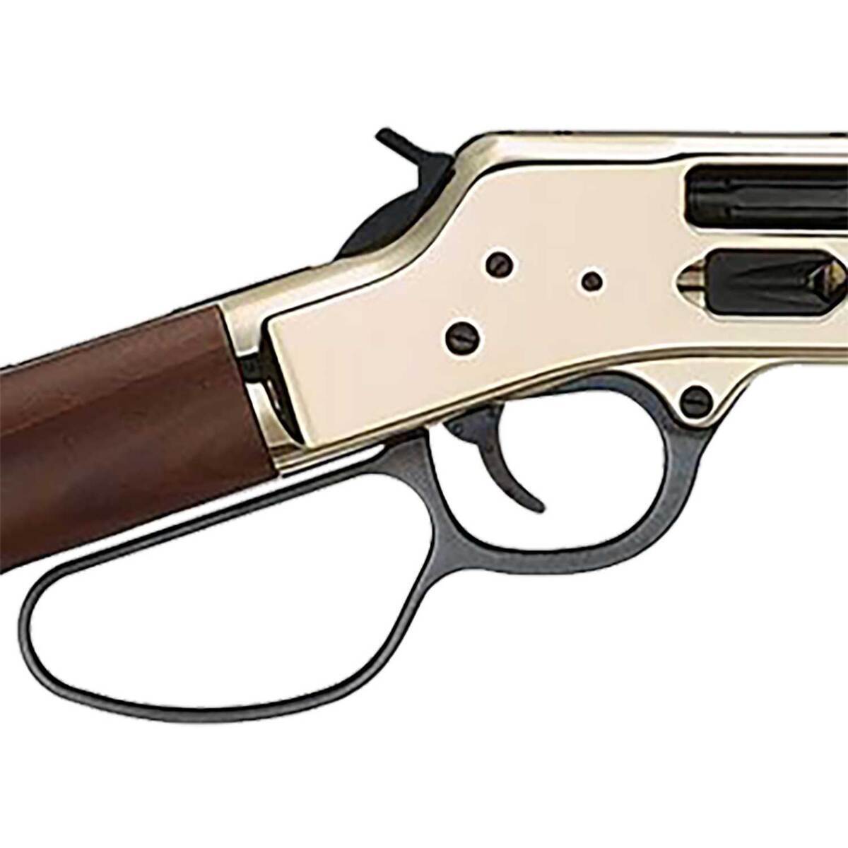Henry Big Boy Mare's Leg Side Gate 357 Magnum 12.9in Polished Hardened Brass Pistol - 5+1 Rounds - Image 3