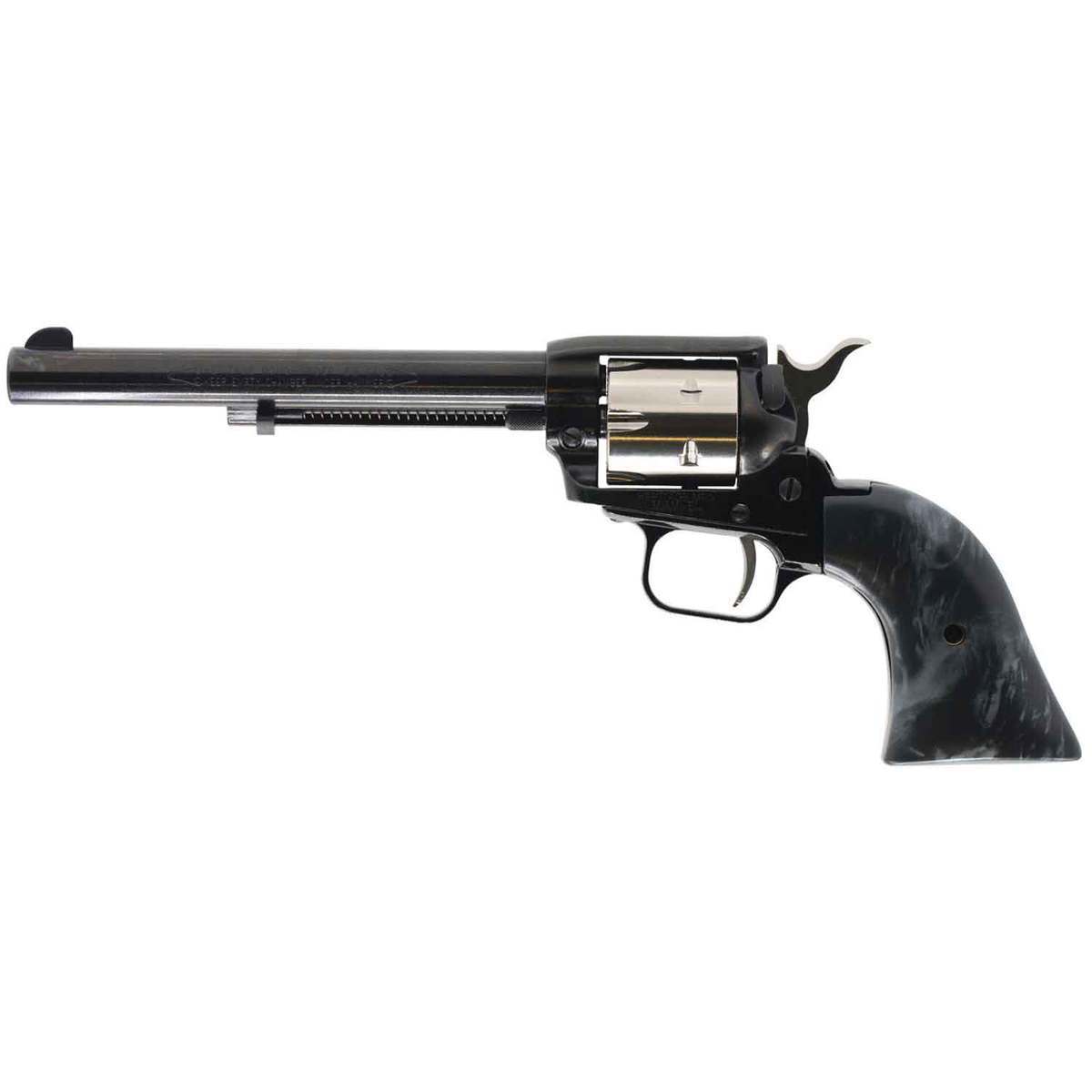 Heritage Rough Rider Small Bore Black Pearl Laminate Grip 22 Long Rifle 6.5in Blued Revolver - 6 Rounds - Image 2