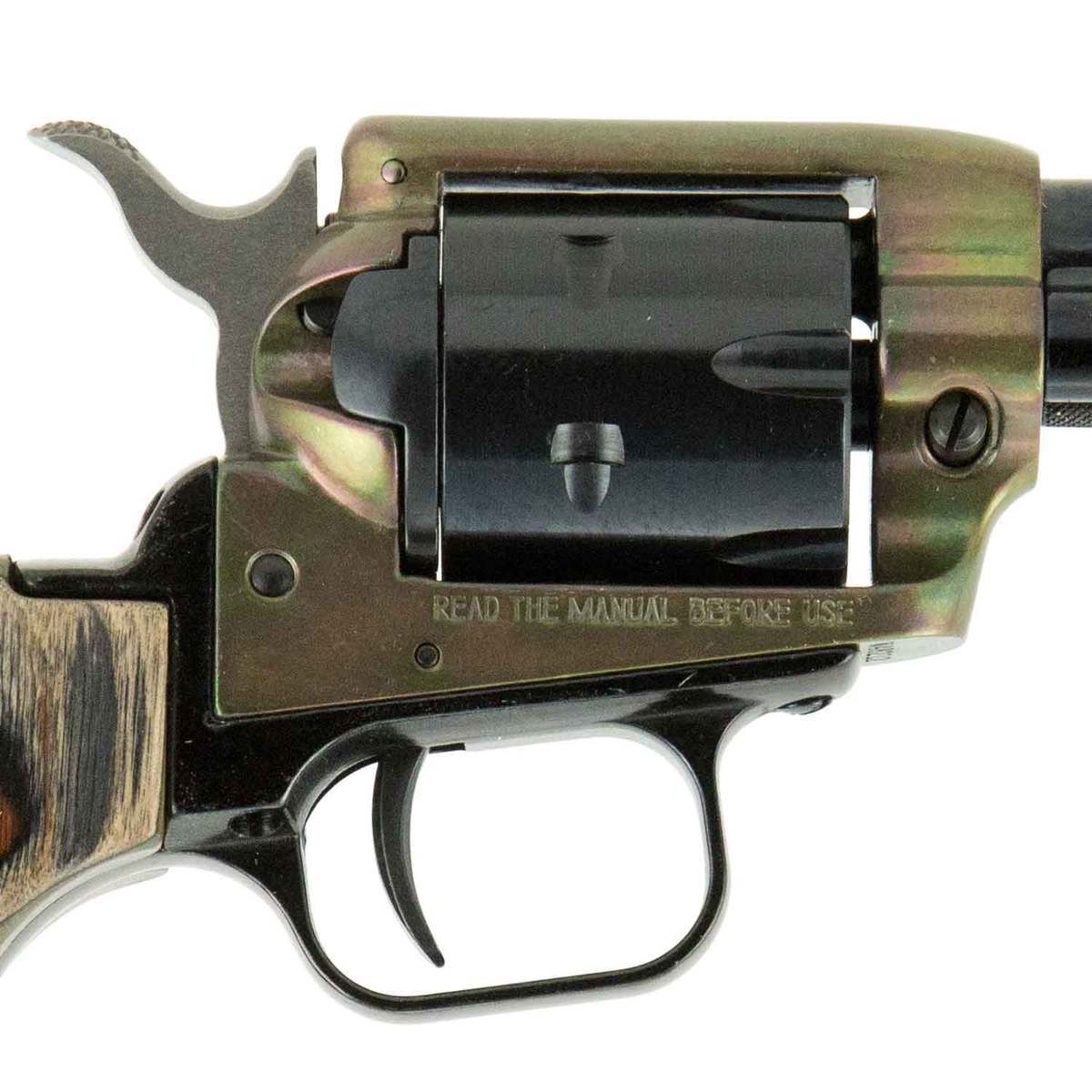 Heritage Rough Rider Small Bore Cocobolo Camo Grips 22 Long Rifle 4.75in Blued Revolver - 6 Rounds - Image 3
