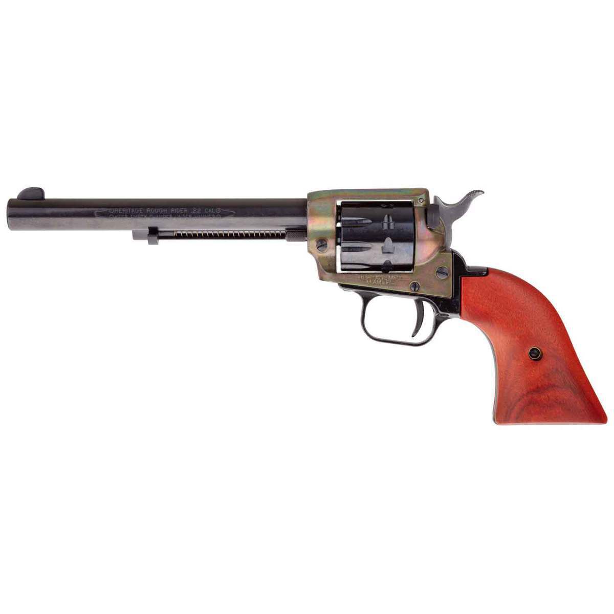 Heritage Rough Rider Small Bore Cocobolo Grips 22 Long Rifle 6.5in Blued Revolver - 9 Rounds - Image 2