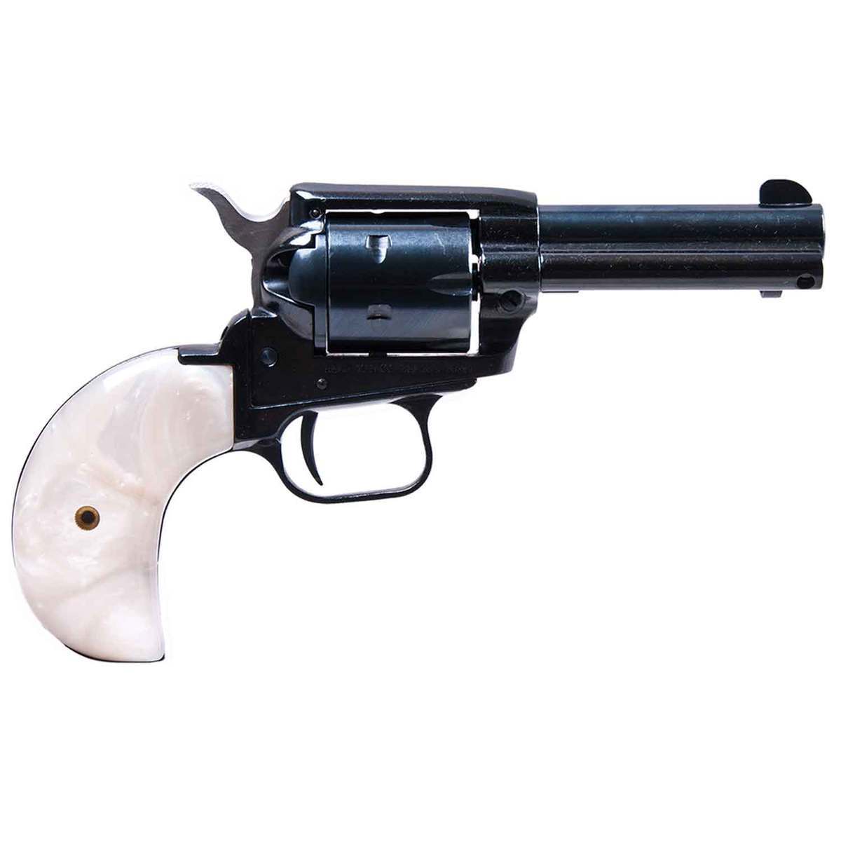 Heritage Rough Rider Small Bore Mother of Pearl Grip 22 Long Rifle 3.5in Blued Revolver - 6 Rounds