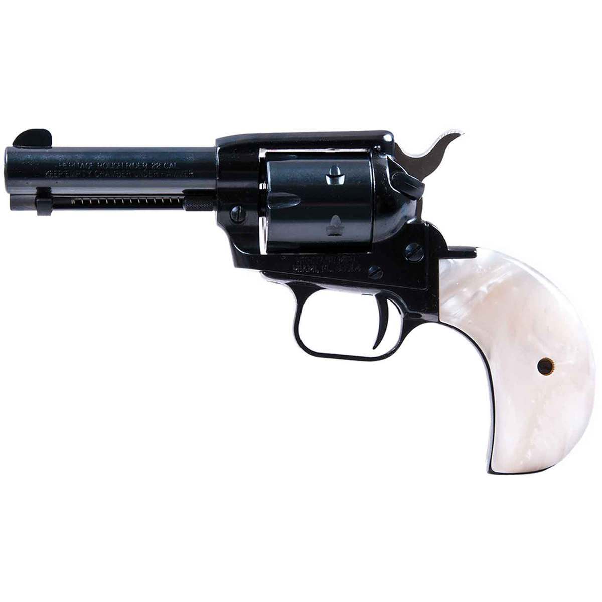 Heritage Rough Rider Small Bore Mother of Pearl Grip 22 Long Rifle 3.5in Blued Revolver - 6 Rounds - Image 2