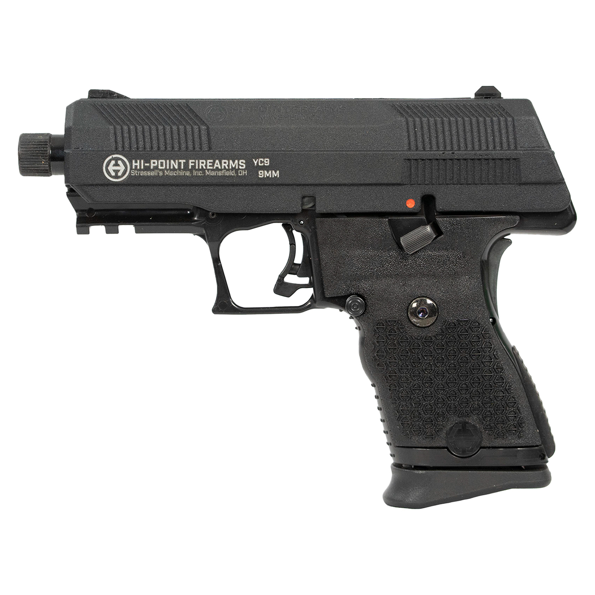 Hi-Point YC9 W/Crimson Trace Red Dot 9mm Luger 4.12in Black Pistol - 10+1 Rounds - Image 2