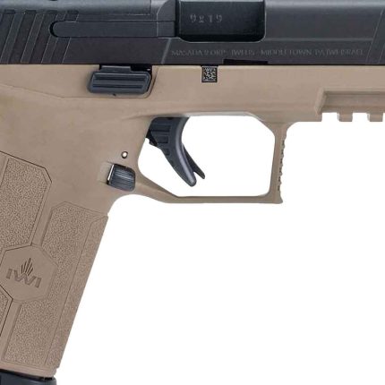 IWI MASADA 9mm Luger 4.1in Flat Dark Earth Pistol - 17+1 Rounds - Handguns | Rare Breed Triggers FRT - 15