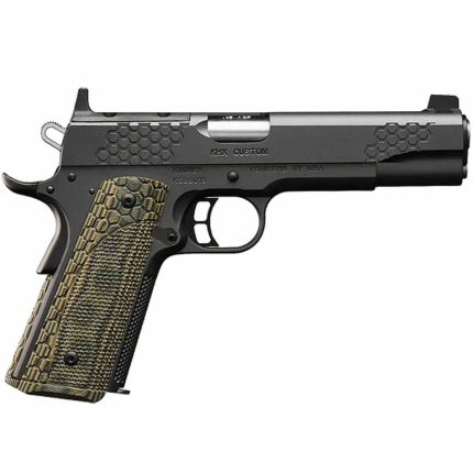 Kimber KHX Custom Optic Ready 45 Auto (ACP) 5in Black/Green Pistol - 8+1 Rounds - Handguns | Rare Breed Triggers FRT - 15