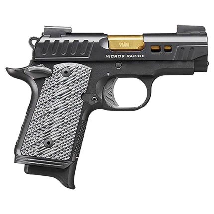 Kimber Micro 9 Rapide 9mm Luger 3.15in Black KimPro II Pistol - 7+1 Rounds - Accessories | Rare Breed Triggers FRT - 15