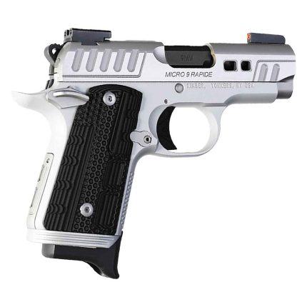 Kimber Micro 9 Rapide Frost 9mm Luger 3in Stainless Pistol - 7+1 Rounds - Shooting Gear | Rare Breed Triggers FRT - 15