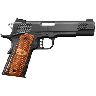 Kimber Raptor II 45 Auto (ACP) 5in Brush Polished Black/Wood Pistol - 8+1 Rounds