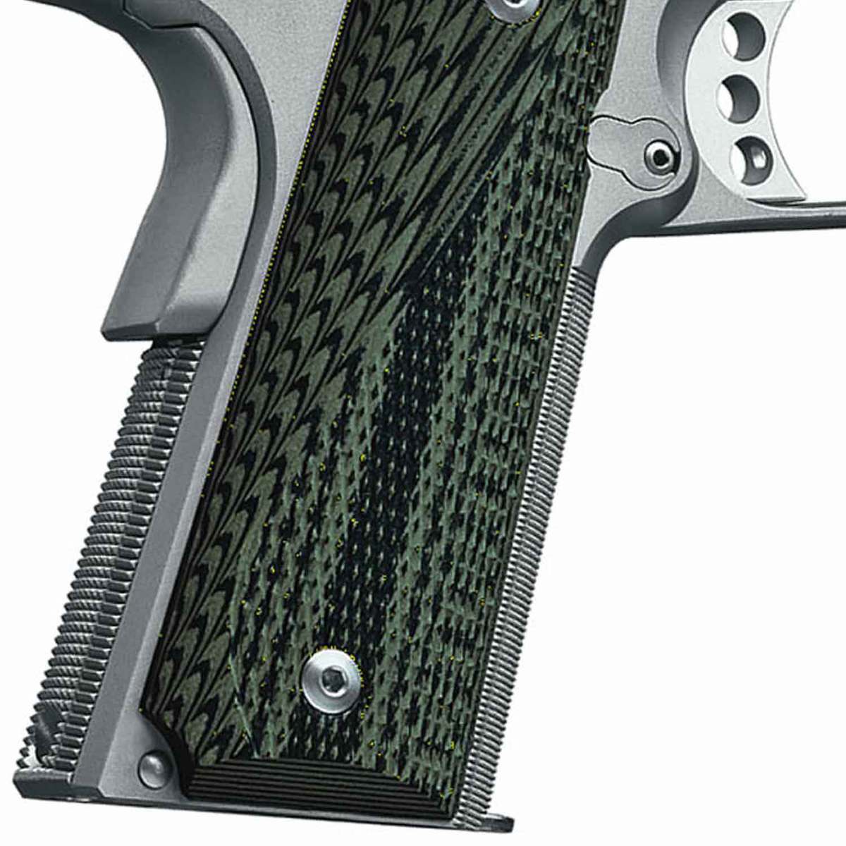 Kimber Stainless TLE II 45 Auto (ACP) 5in Stainless/Black/Green Pistol - 7+1 Rounds - Image 3