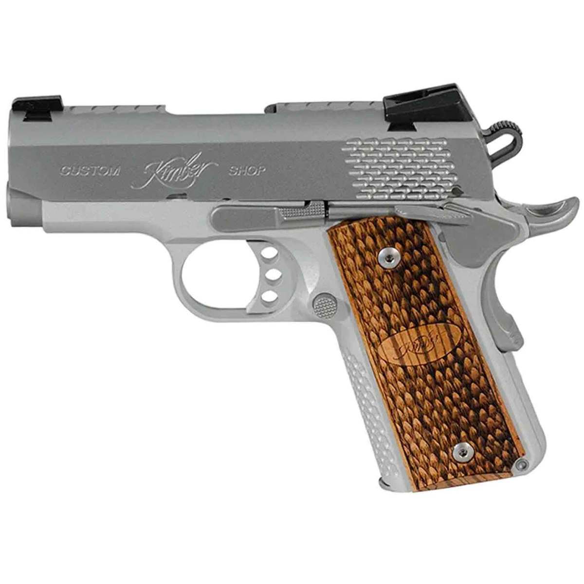 Kimber Stainless Ultra Raptor II 9mm Luger 3in Stainless/Wood Pistol - 8+1 Rounds - Image 2