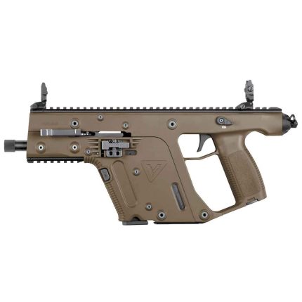 KRISS Vector SDP 45 Auto (ACP) 5.5in FDE/Nitride Modern Sporting Pistol - 13+1 Rounds - Handguns | Rare Breed Triggers FRT - 15
