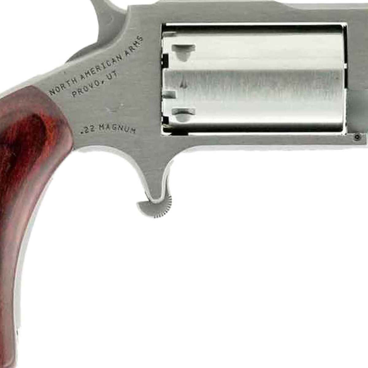 North American Arms 1860 Earl 22 Long Rifle 3in Stainless Revolver - 5 Rounds - Image 3