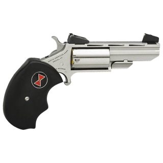 North American Arms Black Widow with Adjustable Sights 22 WMR (22 Mag) 2in Stainless Revolver - 5 Rounds