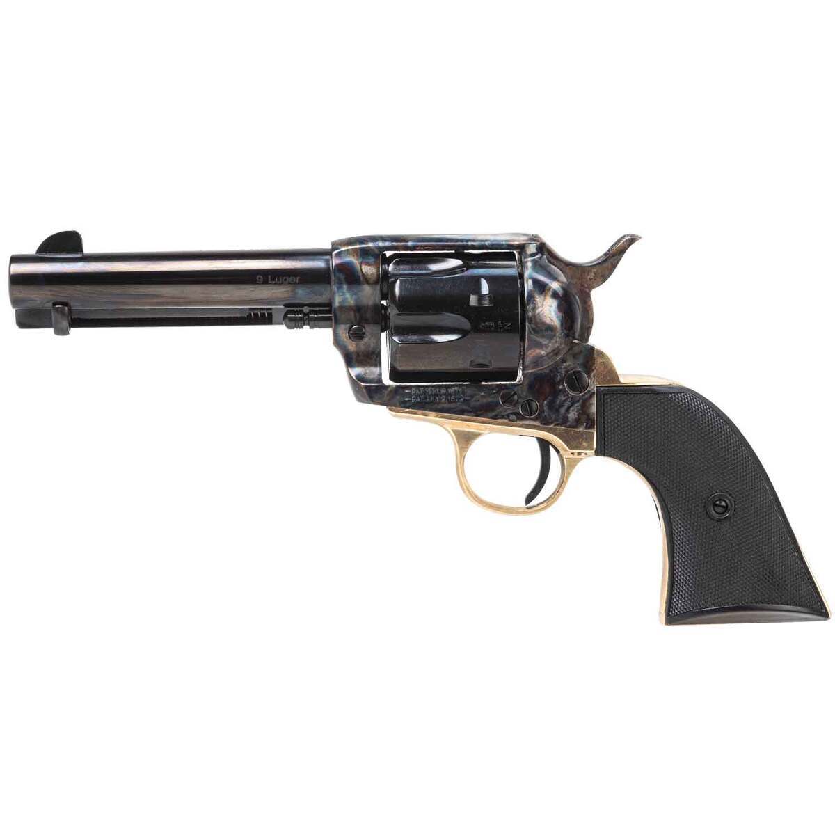 Pietta 1873 Great Western II Gunfighter 9mm Luger 4.75in Blued Revolver - 6 Rounds - Image 2
